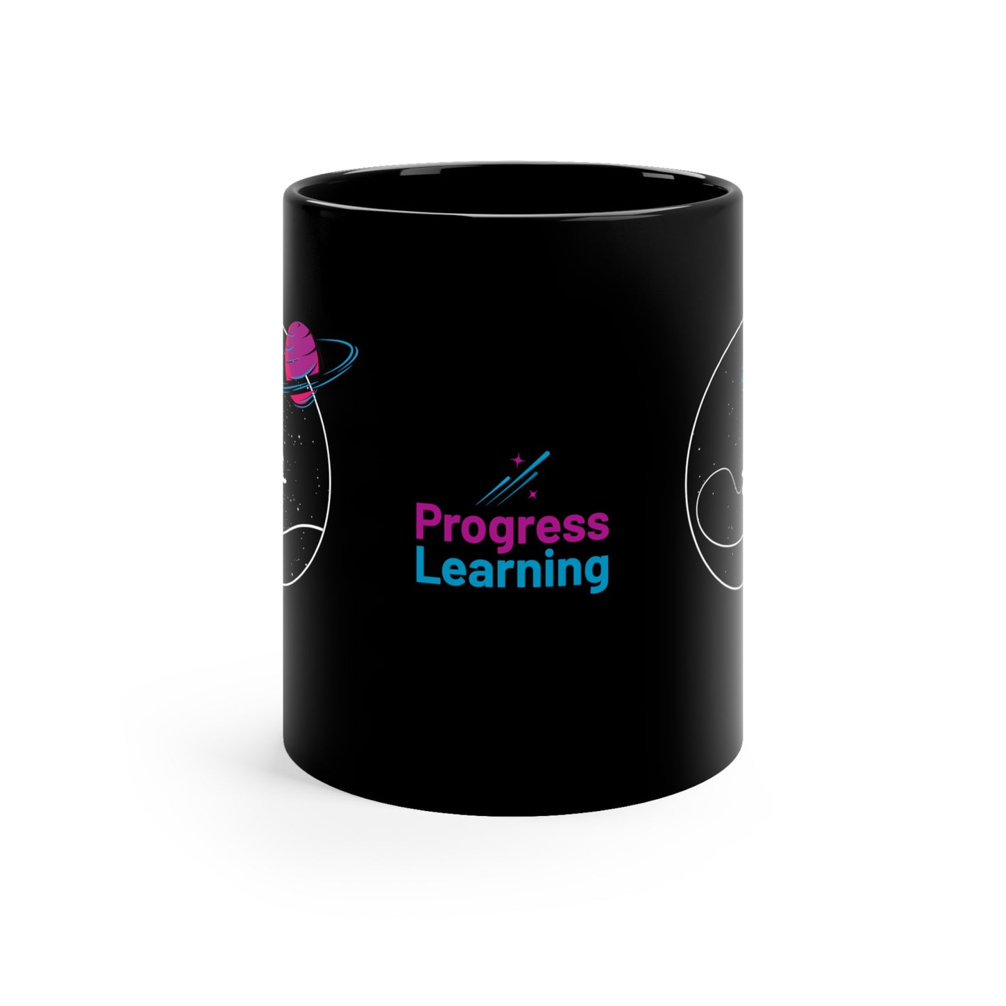 [ Progress Learning] 11oz Black Mug