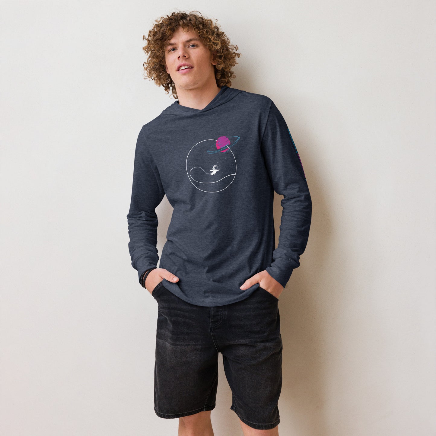 Progress Learning Space Hooded long-sleeve tee